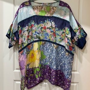 Johnny Was Silk Blouse